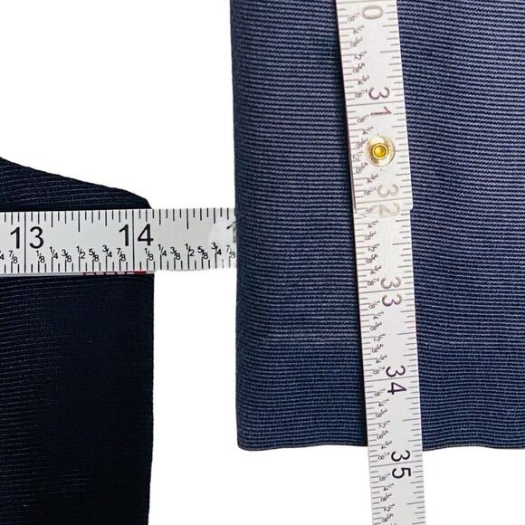 Ann Taylor A-Line Dress 0P Cotton Silk Minimalist Retro Glam Semi Formal Party - Picture 7 of 8